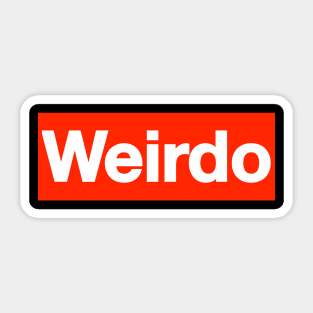 Weirdo Sticker